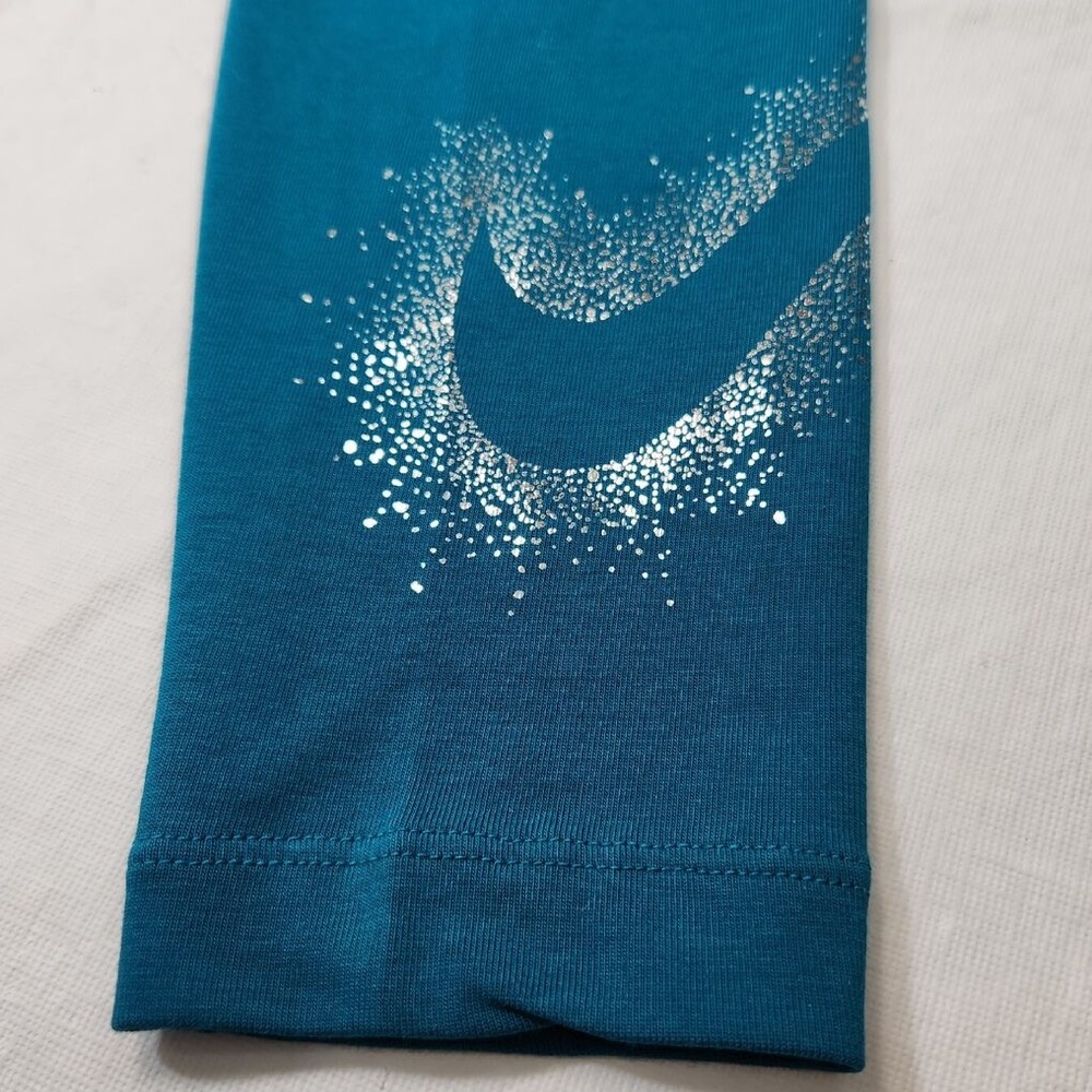 Nike Women Bright Spruce Stardust High-Waisted Leggings - Picture 3 of 3